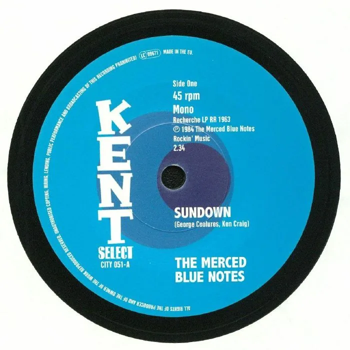 Front cover — The MERCED BLUE NOTES — Sundown