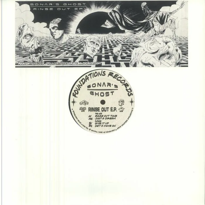 Front cover — SONAR'S GHOST — Rinse Out EP