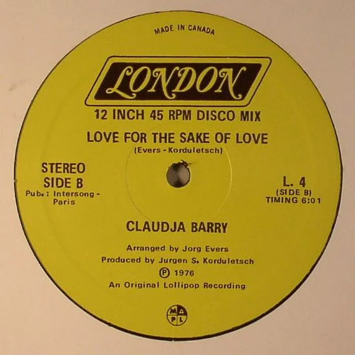 Обратная сторона обложки — Claudja BARRY — Sweet Dynamite