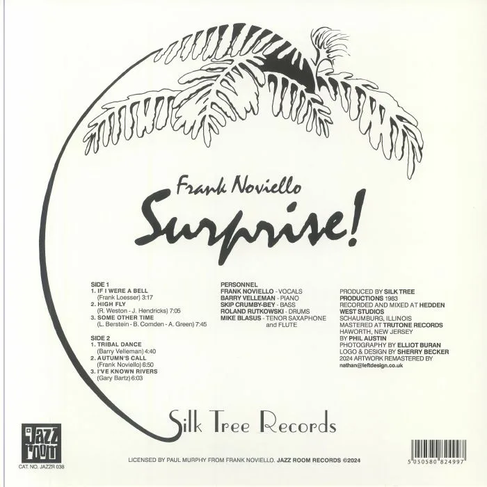 Обратная сторона обложки — Frank NOVIELLO — Surprise!