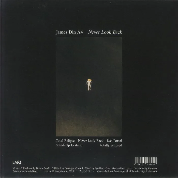 Back cover — JAMES DIN A4 — Never Look Back