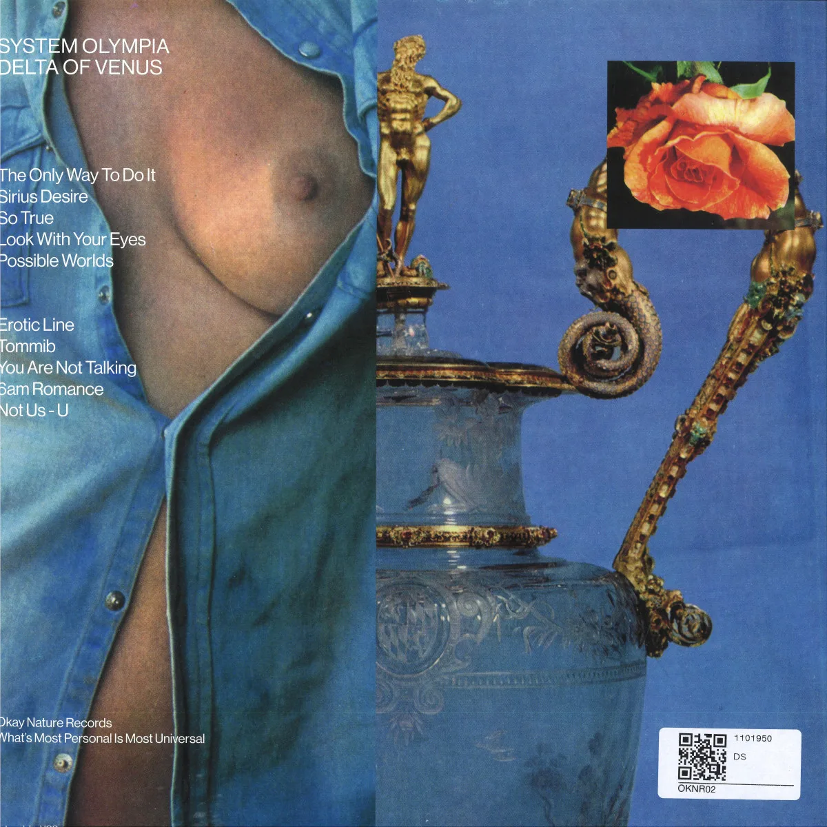 Обратная сторона обложки — System Olympia — Delta of Venus LP (New Cover Design)