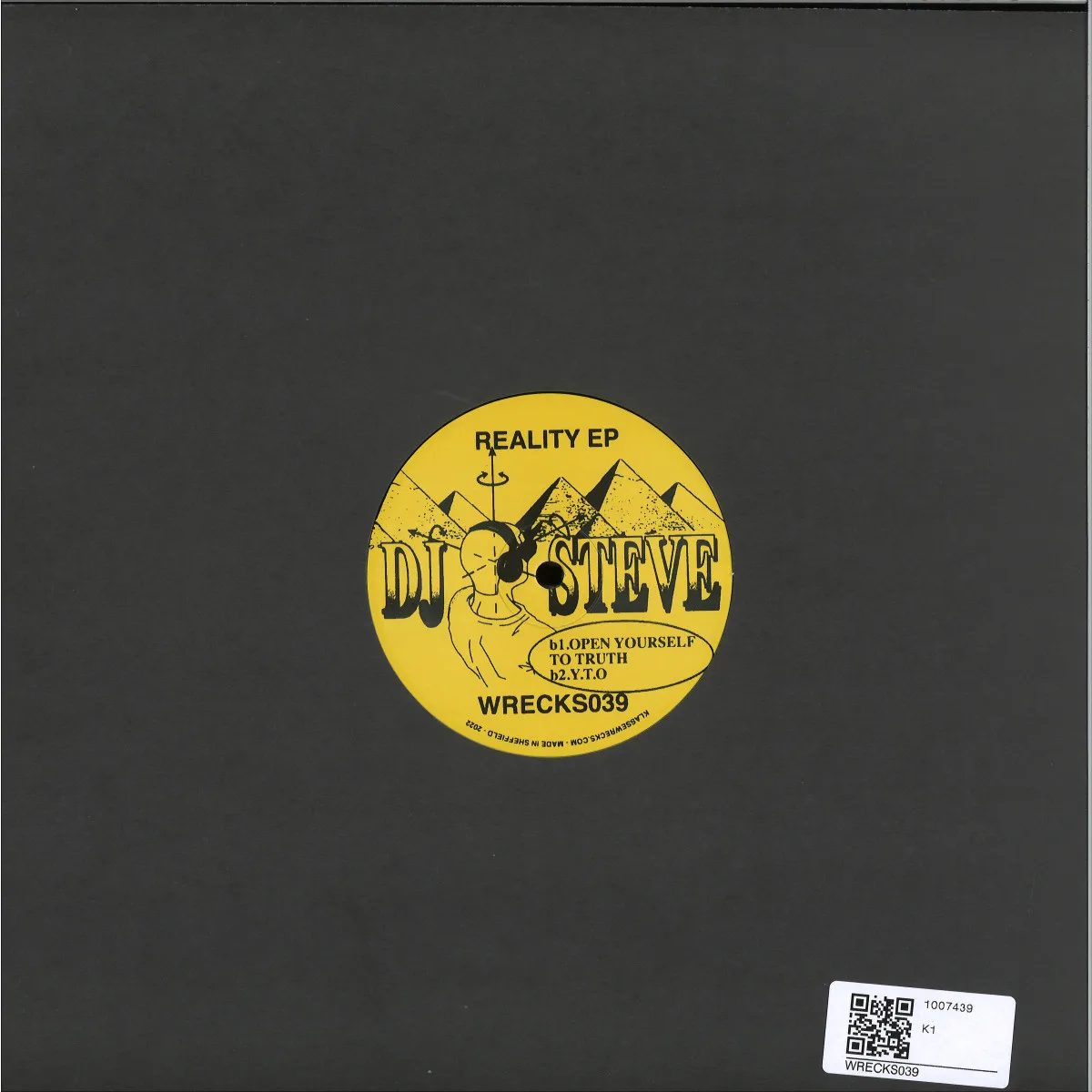 Back cover — Dj Steve — Reality EP