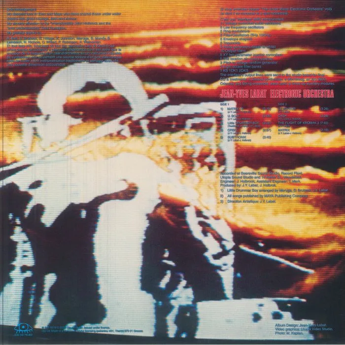 Back cover — Jean Yves LABAT — Underwater Electronic Orchestra (reissue)