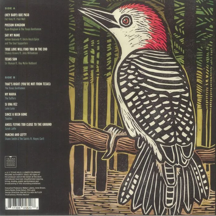 Обратная сторона обложки — VARIOUS — Texas Wild
