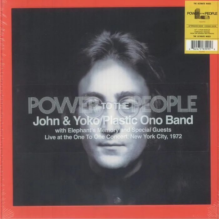 John LENNON / YOKO ONO / THE PLASTIC ONO BAND with ELEPHANT'S MEMORY — Power To The People (remastered)