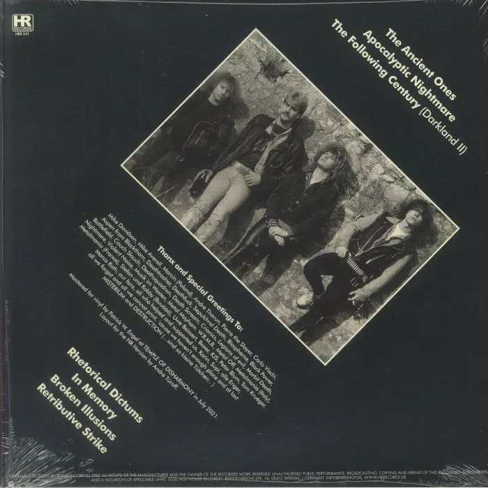 Обратная сторона обложки — NECRONOMICON — Apocalyptic Nightmare (reissue)