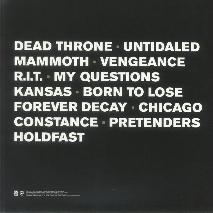 Back cover — The DEVIL WEARS PRADA — Dead Throne (reissue)