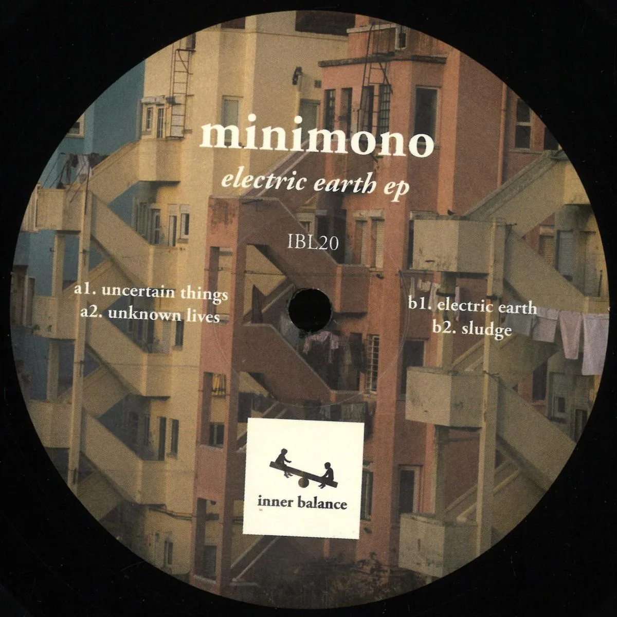 Front cover — Minimono — Electric Earth EP