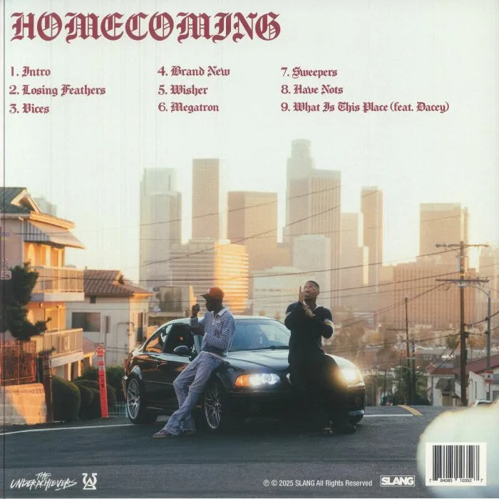 Обратная сторона обложки — The UNDERACHIEVERS — Homecoming