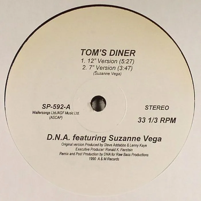 Front cover — DNA feat SUZANNE VEGA — Tom's Diner