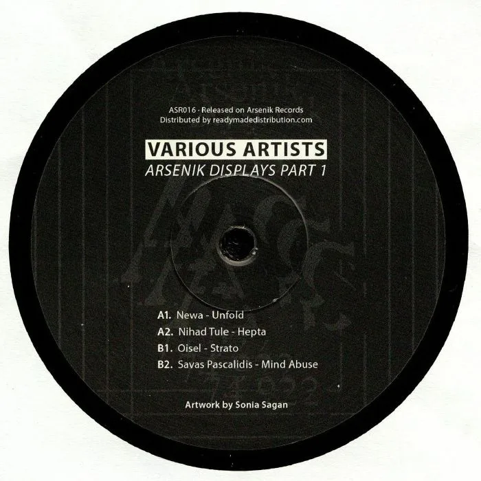 Back cover — NEWA / NIHAD TULE / OISEL / SAVAS PASCALIDIS — Arsenik Displays Part 1