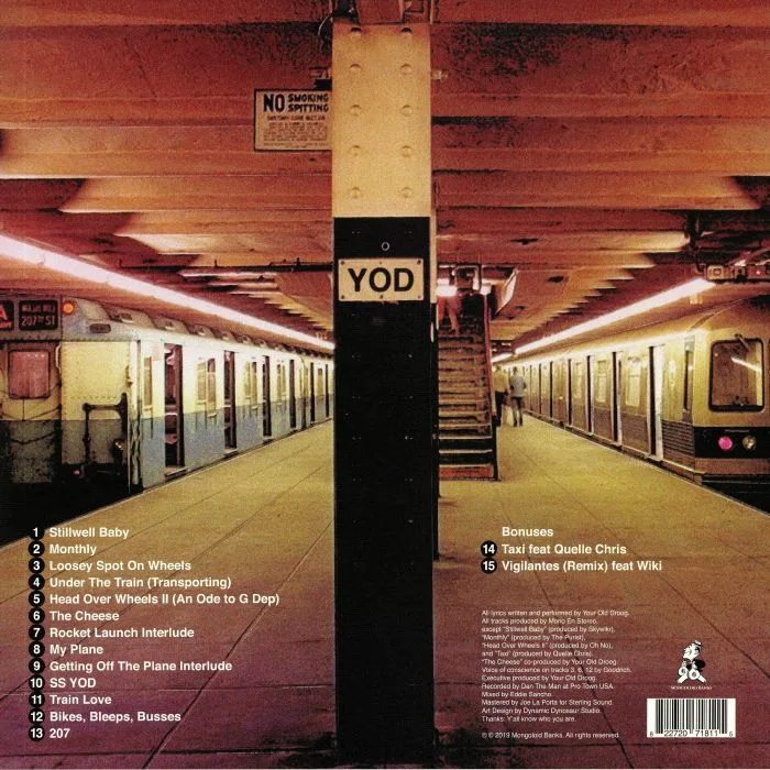 Обратная сторона обложки — YOUR OLD DROOG — Transportation