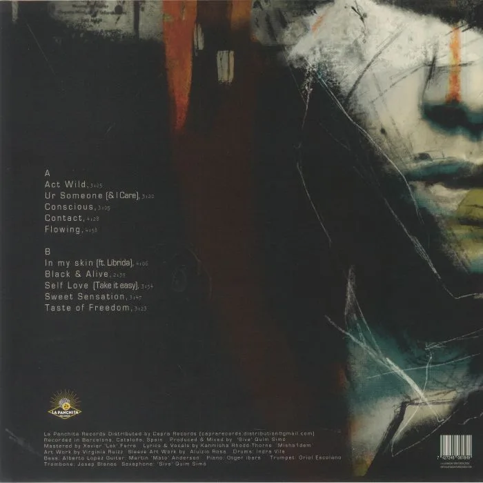 Back cover — MISHA1DEM — Black & Alive