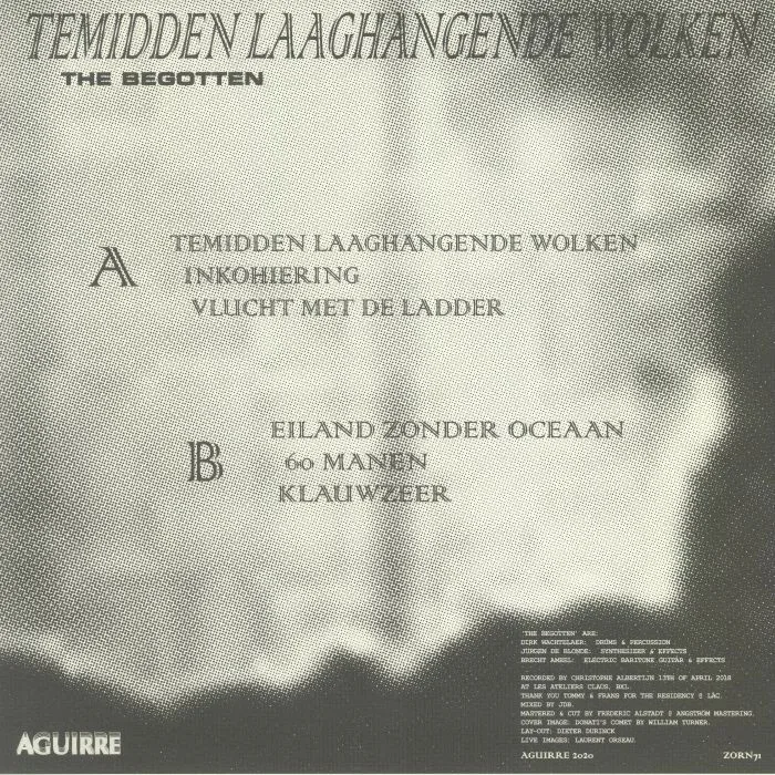 Обратная сторона обложки — The BEGOTTEN — Temidden Laaghangende Wolken