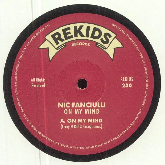 Лицевая сторона обложки — Nic FANCIULLI — On My Mind
