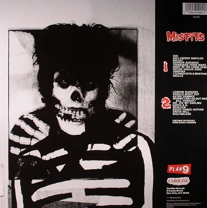 Back cover — MISFITS — Misfits
