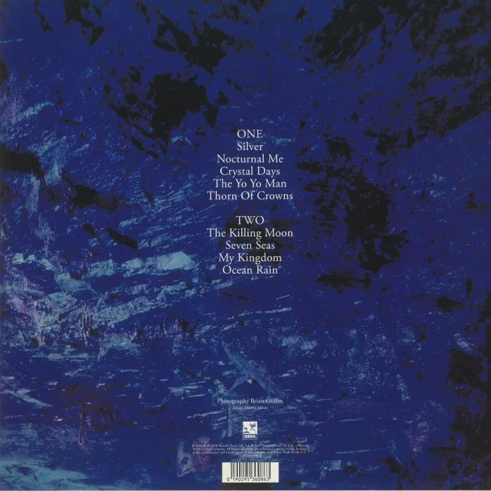 Back cover — ECHO & THE BUNNYMEN — Ocean Rain (remastered)