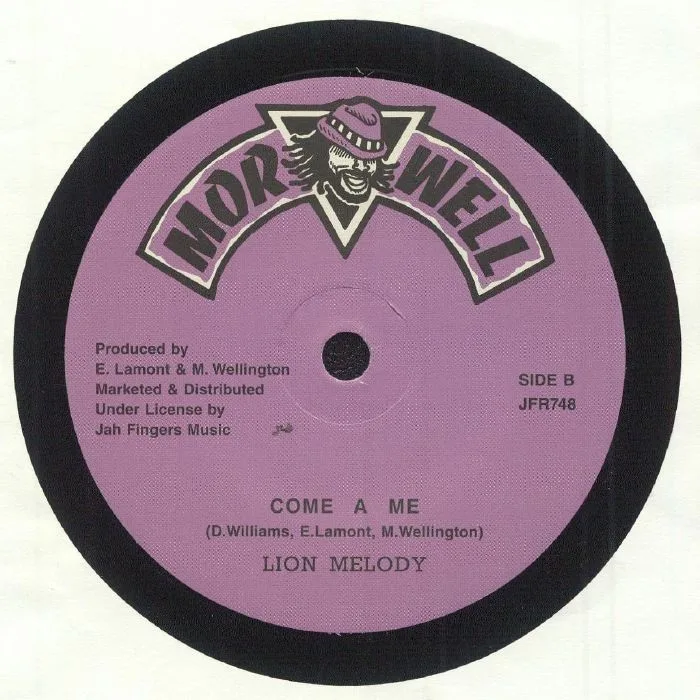 Обратная сторона обложки — Roland WELLINGTON / LION MELODY — When Jah Come