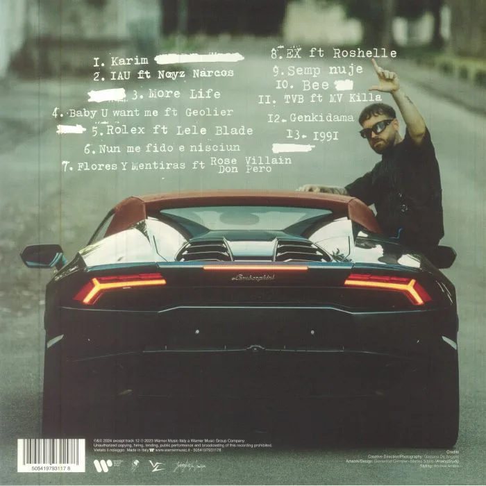 Обратная сторона обложки — VALE LAMBO — Lamborghini A Via Marina