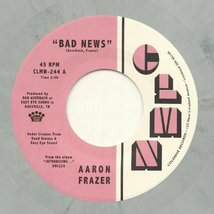 Front cover — Aaron FRAZER — Bad News