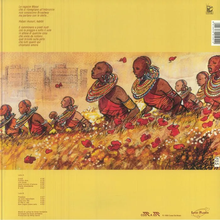 Back cover — Enzo AVITABILE — Stella Dissidente (reissue)
