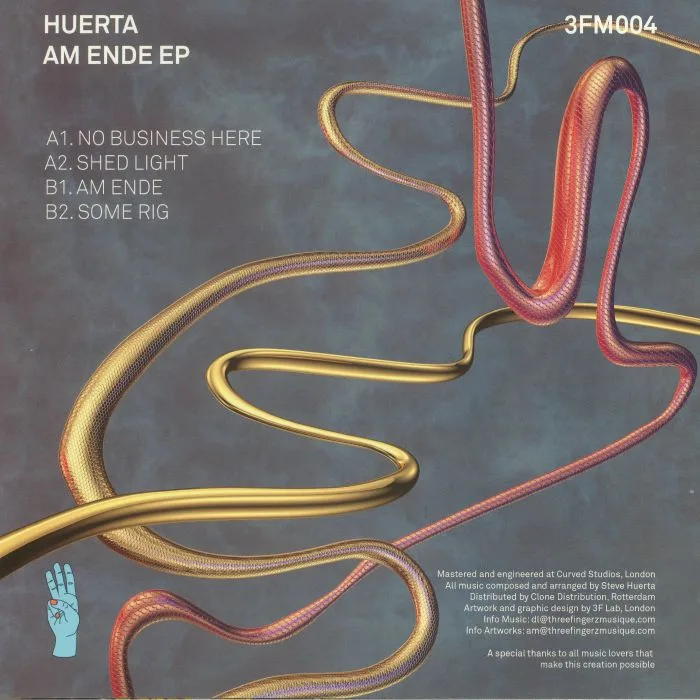 Обратная сторона обложки — HUERTA — Am Ende EP