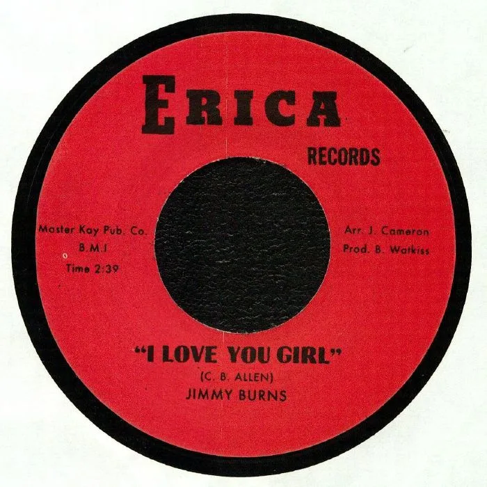 Back cover — Jimmy BURNS — I Really Love You (reissue)