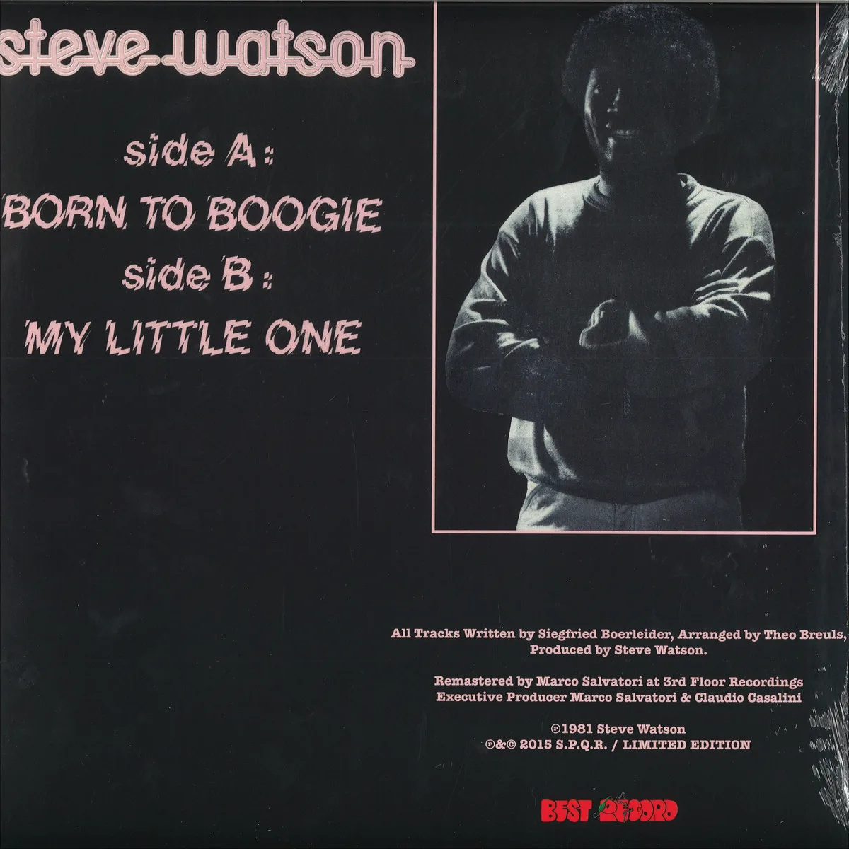 Обратная сторона обложки — Steve Watson — Born To Boogie
