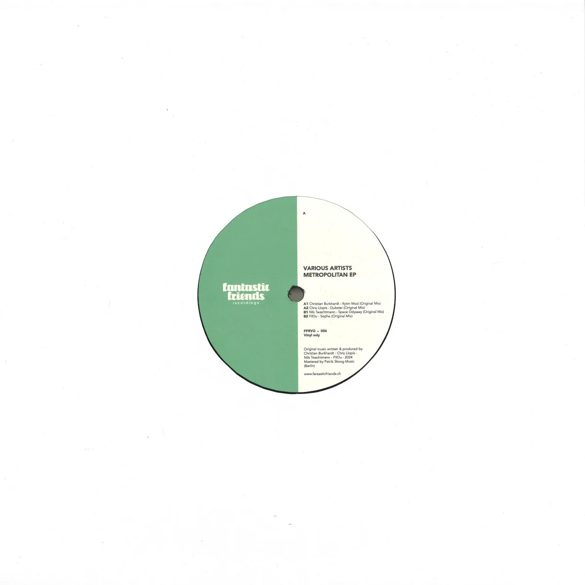 Back cover — Various — Metropolitan EP