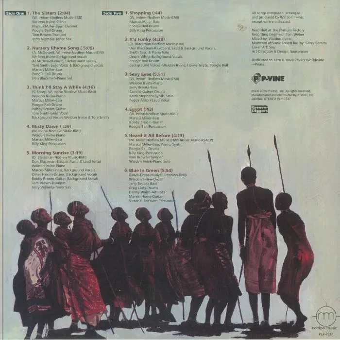 Обратная сторона обложки — Weldon IRVINE — The Sisters (reissue)