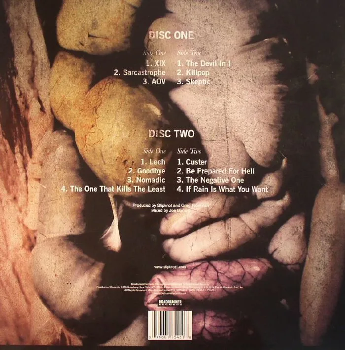 Back cover — SLIPKNOT — 5: The Gray Chapter