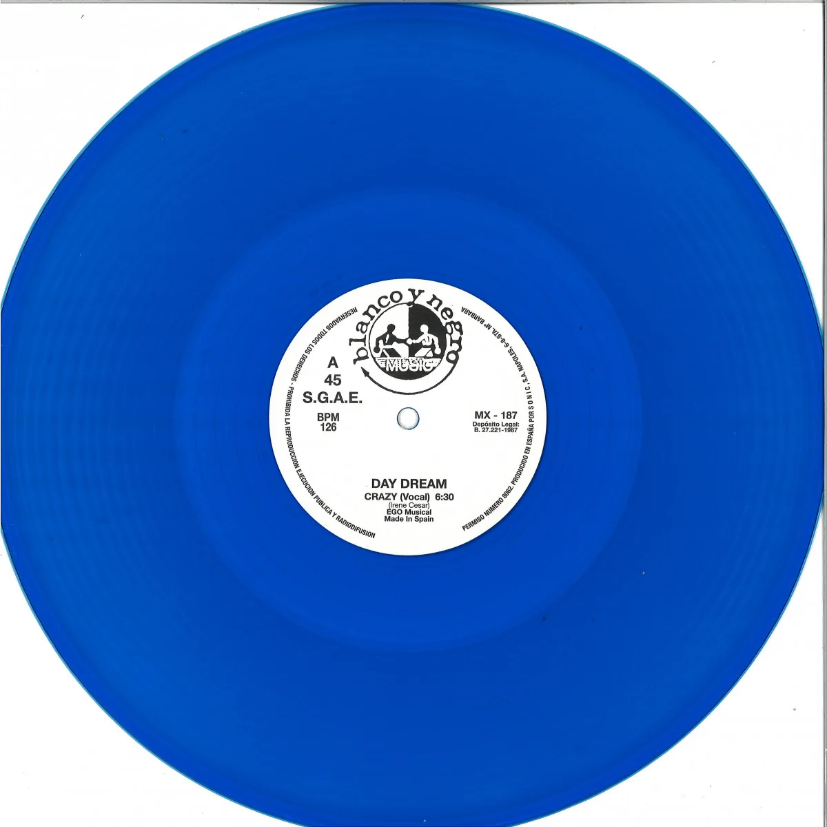 Front cover — Day Dream — CRAZY LP