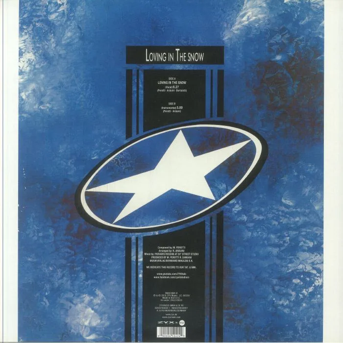 Back cover — OCEAN WINGS — Loving In The Snow