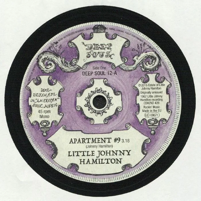 Лицевая сторона обложки — LITTLE JOHNNIE HAMILTON — Apartment #9