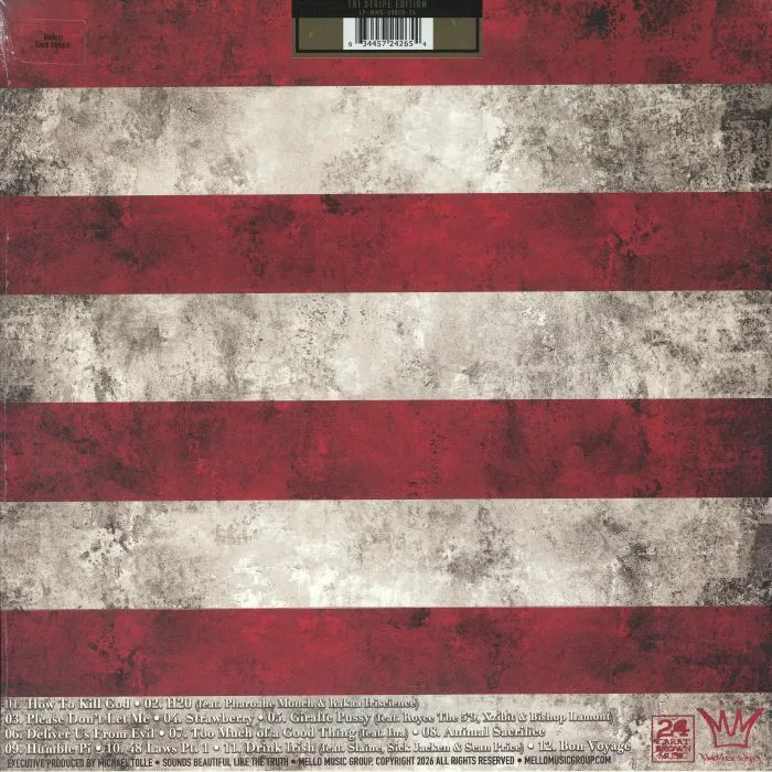Обратная сторона обложки — Apollo BROWN / RAS KASS — Blasphemy