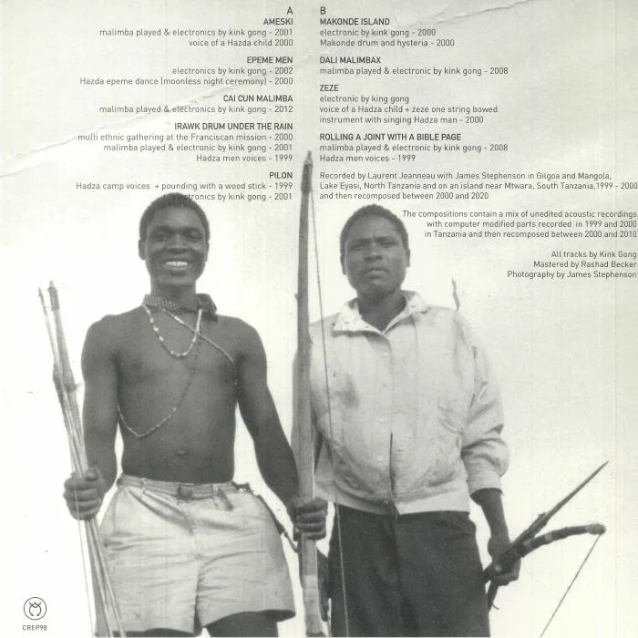 Back cover — KINK GONG — Tanzania 2
