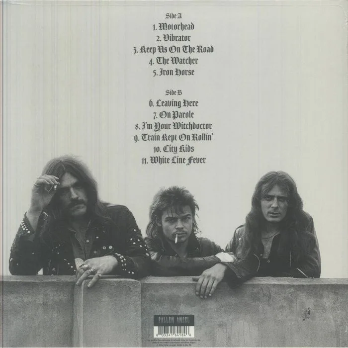 Обратная сторона обложки — MOTORHEAD — Birmingham Blitzkrieg 1977