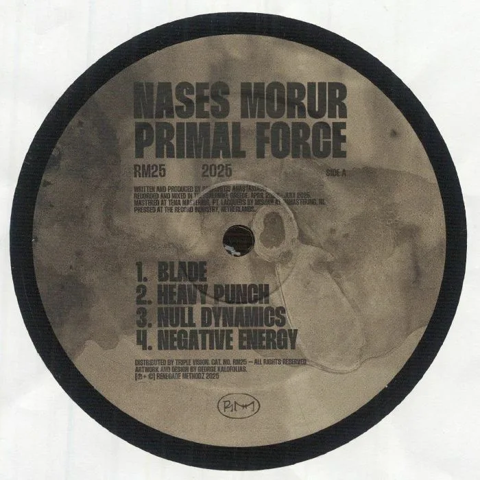 Лицевая сторона обложки — Nases MORUR — Primal Force