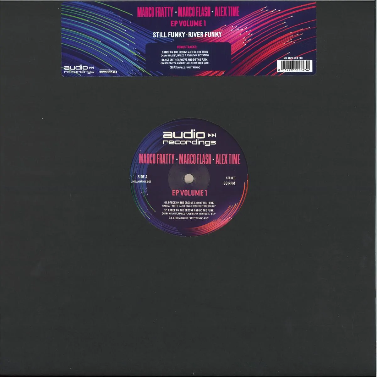 Front cover — Marco Fratti; Marco Flash:Alex Time — EP VOLUME 1