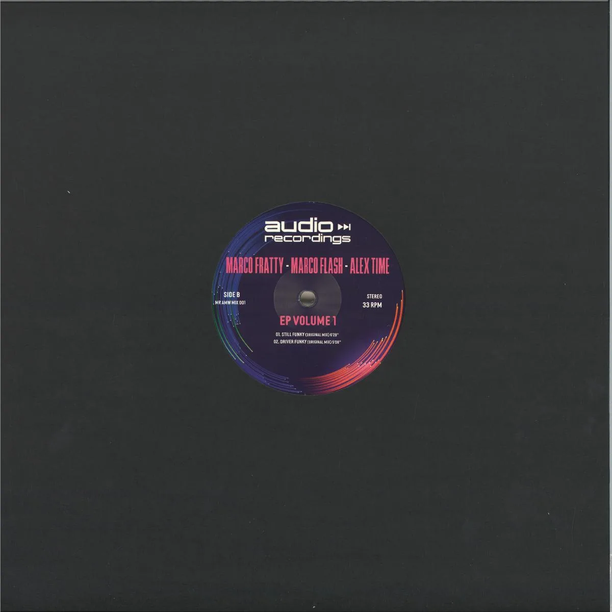 Back cover — Marco Fratti; Marco Flash:Alex Time — EP VOLUME 1