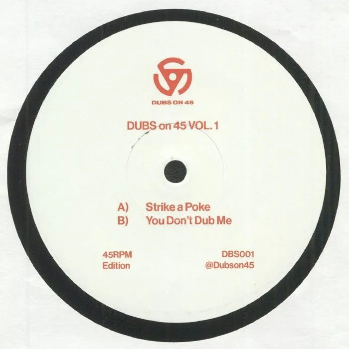 Front cover — DUBS ON 45 — Dubs On 45 Vol 1