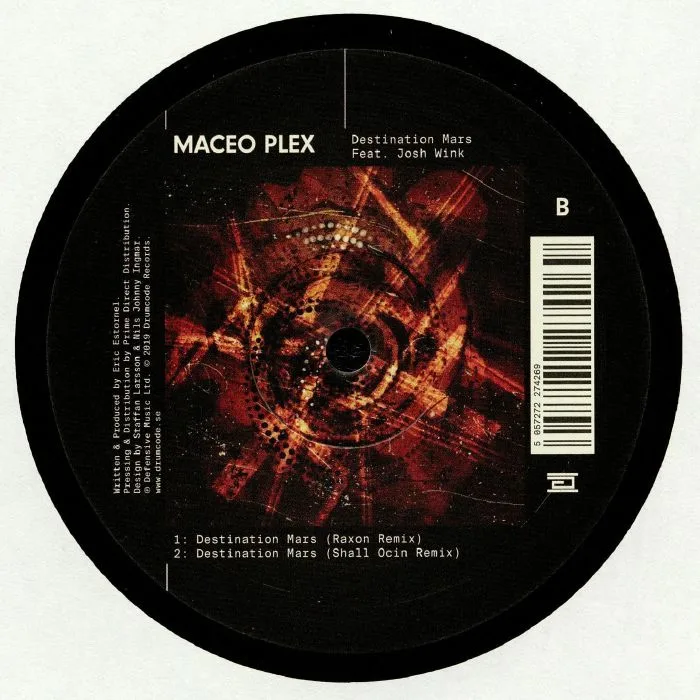 Обратная сторона обложки — MACEO PLEX feat JOSH WINK — Destination Mars
