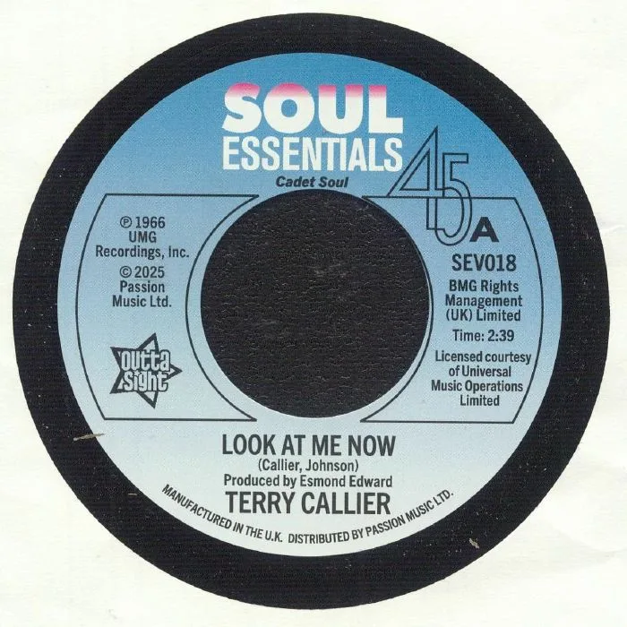 Лицевая сторона обложки — Terry CALLIER — Look At Me Now