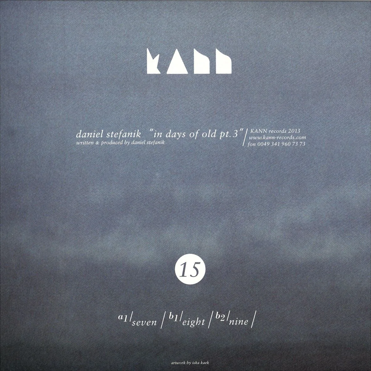 Back cover — Daniel Stefanik — In Days Of Old Pt.3