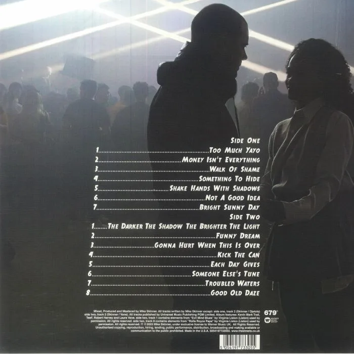 Back cover — The STREETS — The Darker The Shadow The Brighter The Light