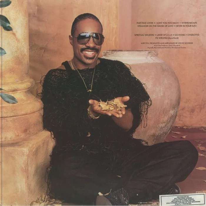 Обратная сторона обложки — Stevie WONDER — In Square Circle (reissue)