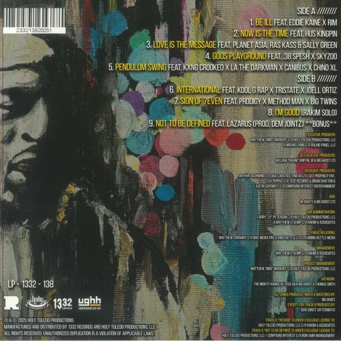 Обратная сторона обложки — RAKIM — The Re-Up (Alternate Cover)
