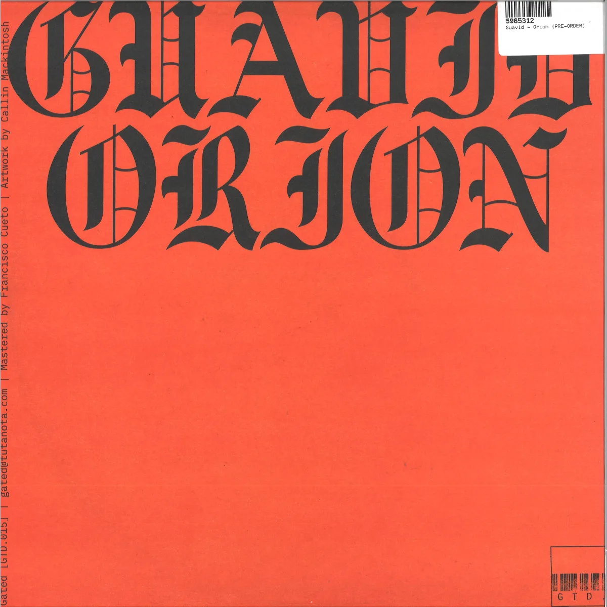 Back cover — Guavid — Orion