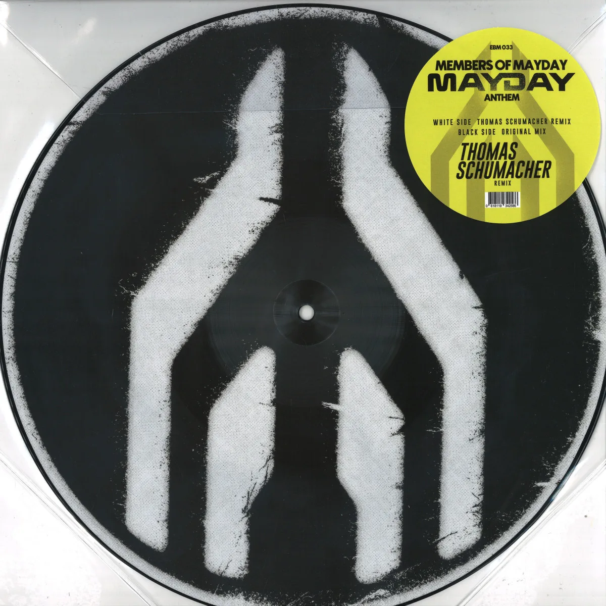 Обратная сторона обложки — Members Of Mayday — Mayday Anthem (LTD Picture Disc)
